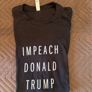 Impeach Donald Trump Next Level Apparel Charcoal Tee